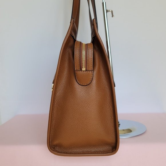 MICHAEL KORS Darien Pebbled Leather Medium Tote w Front Slip Pocket-🎈⭐ - Picture 10 of 16